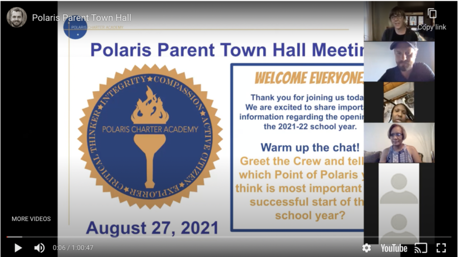 Back to School Parent Town Hall – 8/27/21
